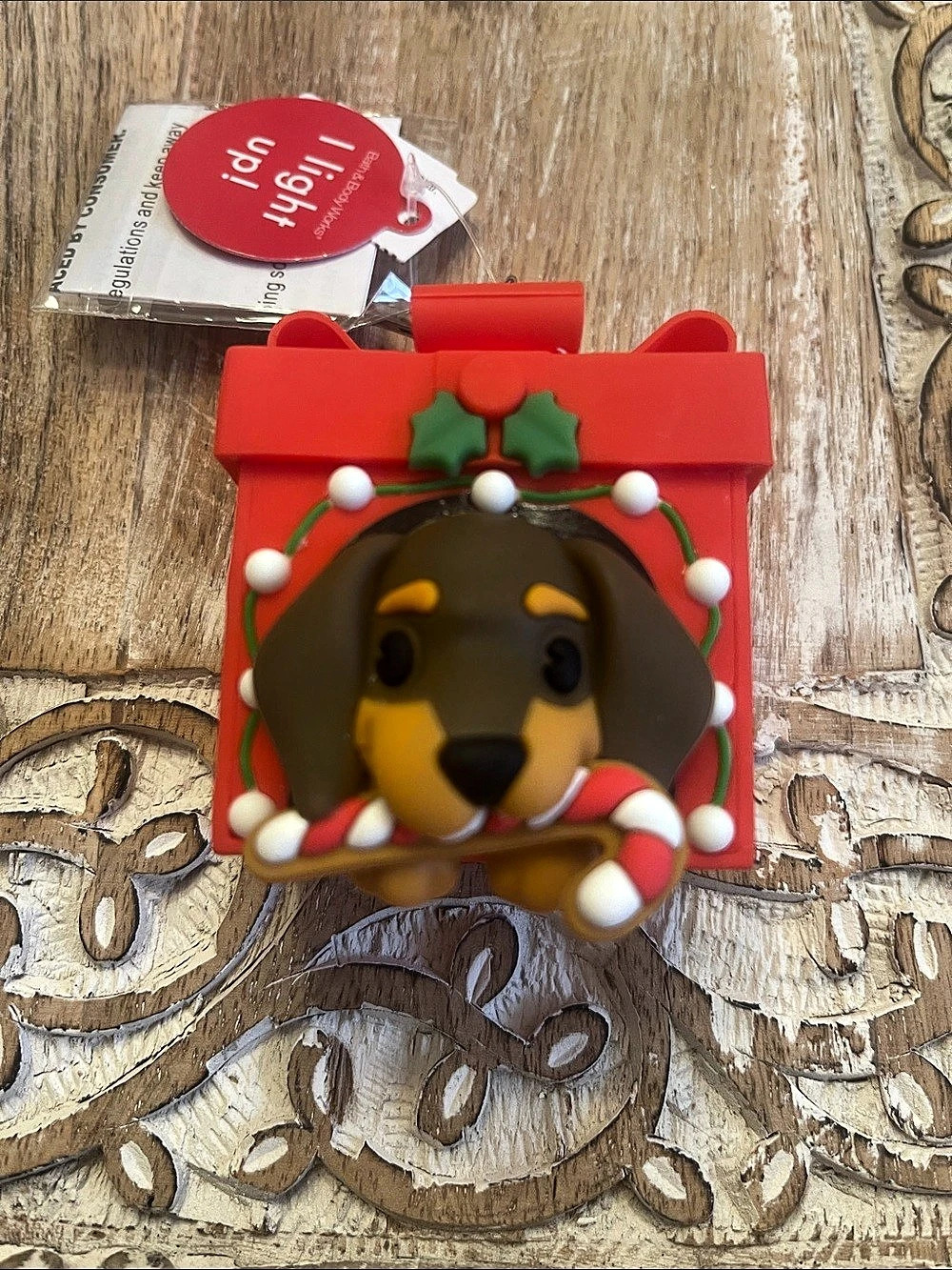 Bath & Body Works Light-Up Pup Present PocketBac Holder